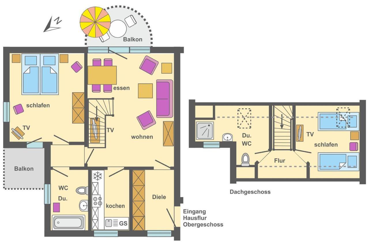 Ferienpark Freesenbruch Wohnung 4 4 - Seeschwalbe Zingst Exterior foto